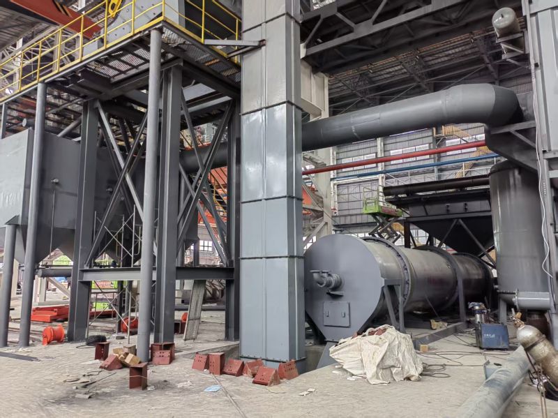 福建科達(dá)新材料有限公司冷渣機(jī)現(xiàn)場(chǎng)